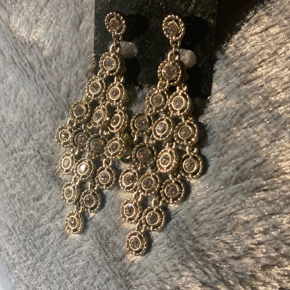 Silver earrings